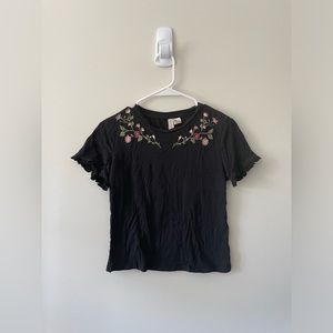 H&M Floral Embroidered Tank